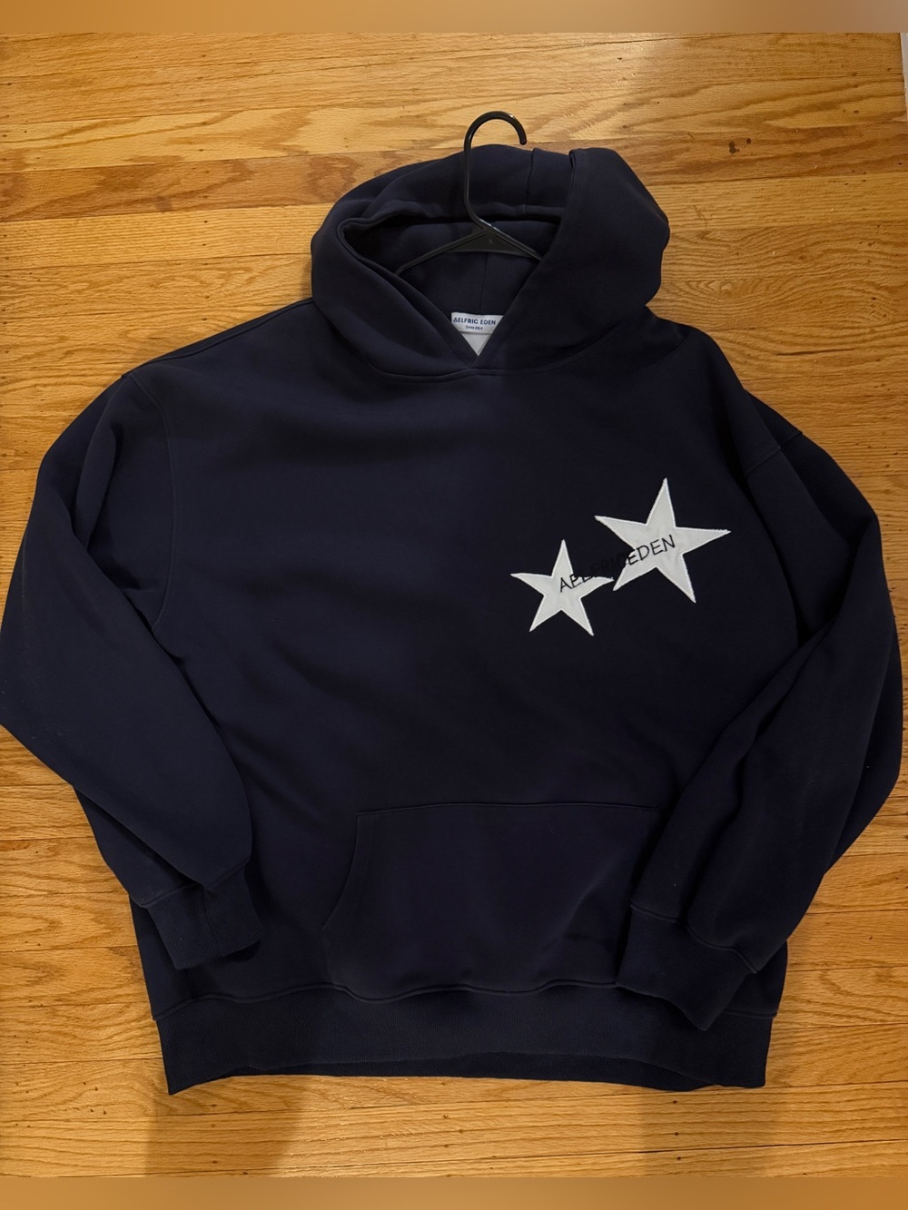 π XL Aelfric Eden Navy Hoodie with White Star Logos π